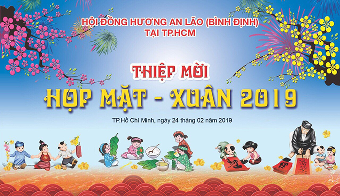 Thư mời họp mặt Đồng hương Huyện An Lão đầu Xuân Kỷ Hợi 2019